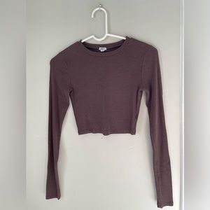 Cropped Long Sleeve Shirt